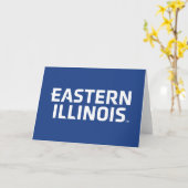 Oostelijk Illinois University Wordmark Logo Kaart (Gele Bloem)