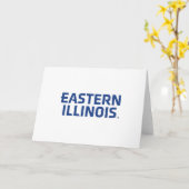 Oostelijk Illinois University Wordmark Logo Kaart (Gele Bloem)