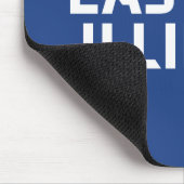 Oostelijk Illinois University Wordmark Logo Muismat (Hoek)