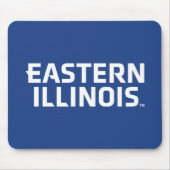 Oostelijk Illinois University Wordmark Logo Muismat (Voorkant)