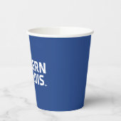 Oostelijk Illinois University Wordmark Logo Papieren Bekers (Links)