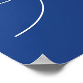 Oostelijk Illinois University Wordmark Logo Poster (Hoek)