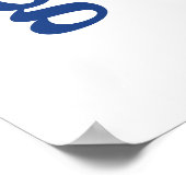Oostelijk Illinois University Wordmark Logo Poster (Hoek)