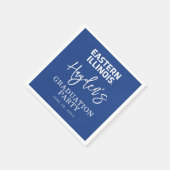 Oostelijk Illinois University Wordmark Logo Servet (Hoek)