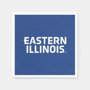 Oostelijk Illinois University Wordmark Logo Servet