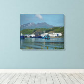 Oostelijk Kanaal, Nederlandse Haven, AK Canvas Afdruk (Insitu (Houten vloer))