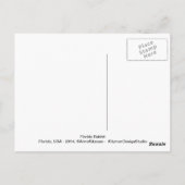 Oostelijk Katoenstaartkonijn Briefkaart (Achterkant)