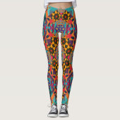  oostelijk: luxe groen decor. leggings (Voorkant)