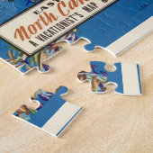 Oostelijk North Carolina 11x14 Legpuzzel (Zijkant)