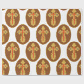 Oostelijk Orthodoxe Kruis Cadeaupapier (Vlak)