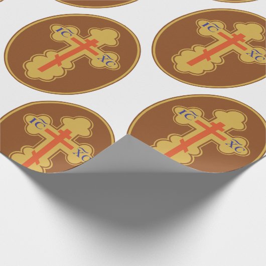 Oostelijk Orthodoxe Kruis Cadeaupapier (Hoek)