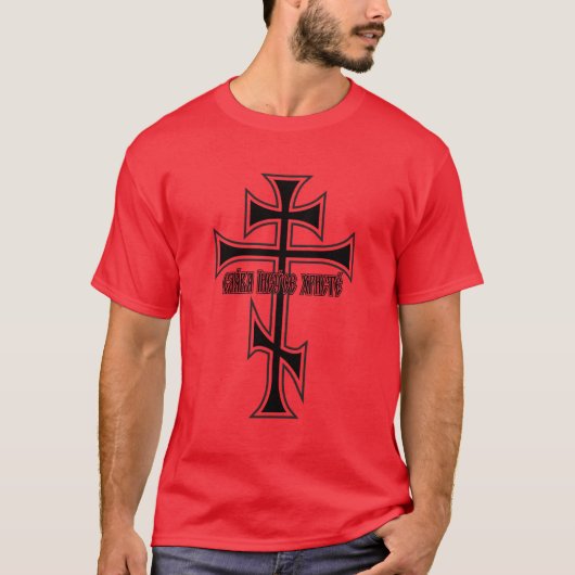 Oostelijk Orthodoxe Kruis T-shirt (Voorkant)
