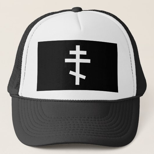 Oostelijk Orthodoxe Kruis Trucker Pet (Voorkant)