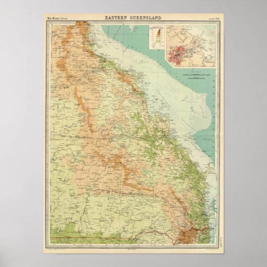 Oostelijk Queensland Poster (Voorkant)