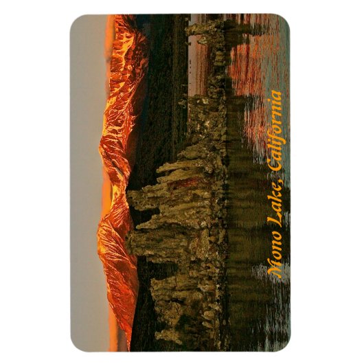 OOSTELIJK SIERRA EN MONO LAKE BIJ ZONSOPGANG MAGNEET (Verticaal)