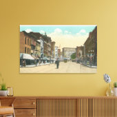 Oostelijk Uitzicht van Court Street van Water Stre Canvas Afdruk (Insitu (Woonkamer))