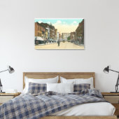 Oostelijk Uitzicht van Court Street van Water Stre Canvas Afdruk (Insitu (Slaapkamer))