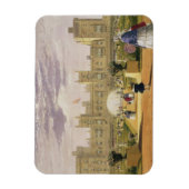 oostelijk uitzicht van het kasteel en de tuin, de  magneet (Verticaal)