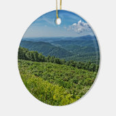 Oostelijk Uitzicht van het Nationaal Park Shenando Keramisch Ornament (Links)