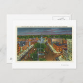 Oostelijk Uitzicht van het Openbaar Plein, stadskl Briefkaart (Voorkant / Achterkant)