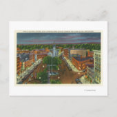 Oostelijk Uitzicht van het Openbaar Plein, stadskl Briefkaart (Voorkant)