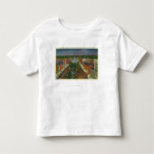 Oostelijk Uitzicht van het Openbaar Plein, stadskl Kinder Shirts (Voorkant)