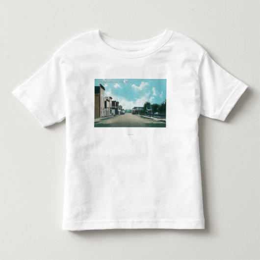 Oostelijk Uitzicht van Main Street Kinder Shirts (Voorkant)