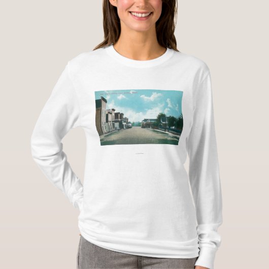 Oostelijk Uitzicht van Main Street T-shirt (Voorkant)
