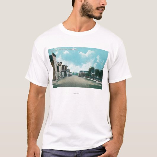 Oostelijk Uitzicht van Main Street T-shirt (Voorkant)