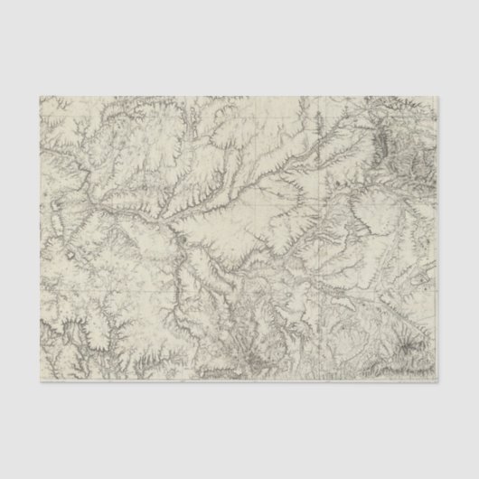 Oostelijke Arizona en Western Nieuw-Mexico 2 Tissuepapier (Voorkant)