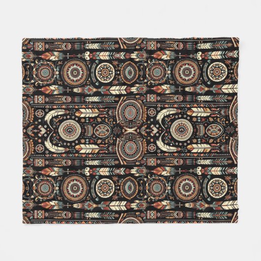 Oostelijke band van Cherokee Fleece Deken (Voorkant (Horizontaal))