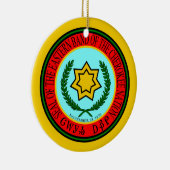 oostelijke band van de Cherokee-zegel Keramisch Ornament (Rechts)