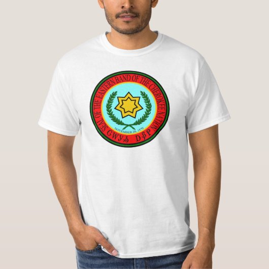 oostelijke band van de Cherokee-zegel T-shirt (Voorkant)