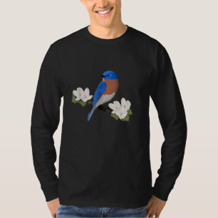 Oostelijke Blauwstaart Vogelliefhebber Vogelspotte T-shirt