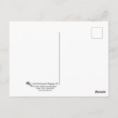 Oostelijke Blauwvogel Briefkaart (Achterkant)