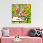 Oostelijke Blauwvogel Canvas Afdruk (Insitu (Woonkamer))