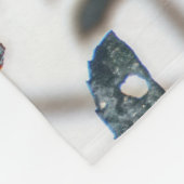 Oostelijke Blauwvogel Kleine Vleekbank Fleece Deken (Hoek)