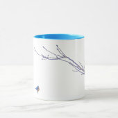 Oostelijke Blauwvogel Mok (Midden)