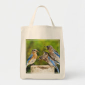 Oostelijke Blauwvogel Tote Bag (Voorkant)