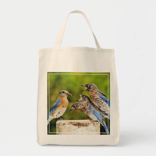 Oostelijke Blauwvogel Tote Bag (Voorkant)