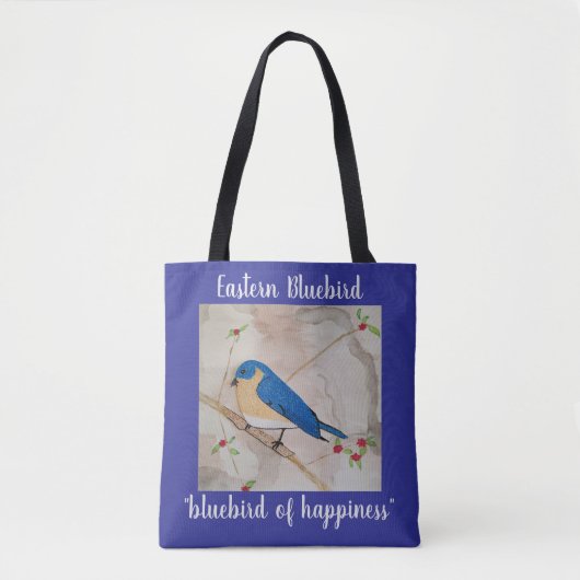 Oostelijke Blauwvogel Tote Bag (Voorkant)