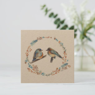 Oostelijke Blauwvogels Steenkruid Wreater