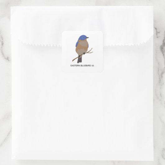 Oostelijke Bluebird 53 Sticker (Tas)