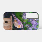 Oostelijke Bluebird in Snow - Originele Foto Samsung Galaxy Hoesje (Achterkant horizontaal)