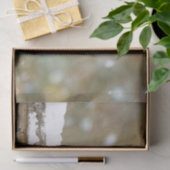 Oostelijke Bluebird in Snow - Originele Foto Tissuepapier (Geschenk)