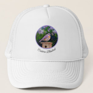 Oostelijke Bluebird in Snow - Originele Foto Trucker Pet