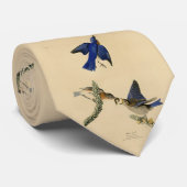 Oostelijke Bluebird van Audubon's Birds of America Stropdas (Opgerold)