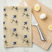 Oostelijke Bluebird van Audubon's Birds of America Theedoek (Quarter Fold)