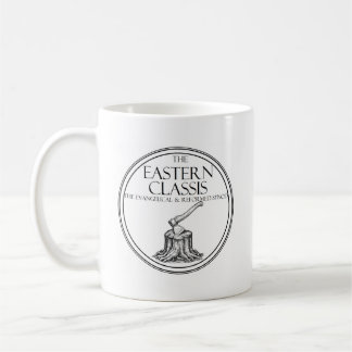 Oostelijke Classis E & R mok, Logo met schriftuur Koffiemok