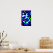 Oostelijke Conflower Echinacea Flowering Poster (Keuken)